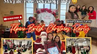 Magulo na masayang  Filipino-British Christmas party #christmas #uk #party