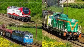 Zielona SM42-2486 + EU07-458 Captrain Polska, Skoda 182 CD Cargo, 