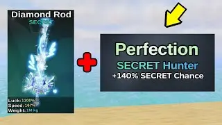 AKU MAU ENCHANT PERFECTION + SECRET HUNTER UNTUK DIAMOND ROD DI FISH IT ROBLOX