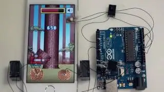 ардуино играет в Timberman