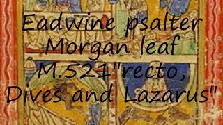 How to pronounce Eadwine psalter  Morgan leaf M.521