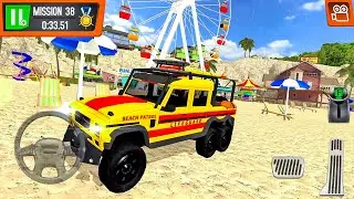 Coast Guard Beach Rescue Team #6 Beach Patrol! Car Games Android gameplay