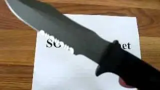 SOG SEAL Pup Knife w/ Kydex Sheath M37 Demonstration