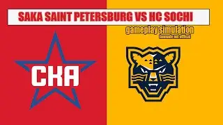 SKA Saint Petersburg vs HC Sochi | KHL Gameplay Simulation