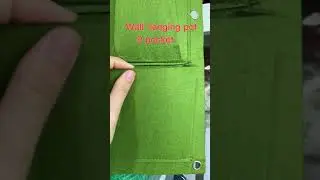 Hanging Grow Bags 12 Pockets Vertical Garden Decorative Fabric Pots for Indoor and Outdoor Garden