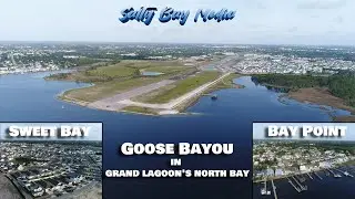 Exploring Goose Bayou from Sweet Bay to Bay Point in Grand Lagoon's North Bay (4K Drone Cinematic)