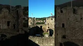 Conwy Castle, a Magnificent Medieval Fortress in North Wales #visitwales #travel #tourism #castle