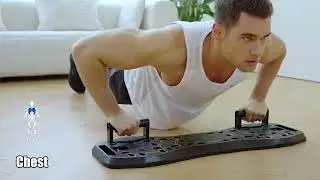 LALAHIGH Push Up Board 36 in 1 Home Gym Equipment with Ab Roller Wheel