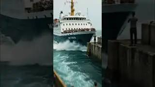 🚢💥 Giant Ship Crashes into Dock &ndash; Shocking Moment!