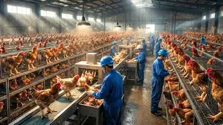Inside the World&rsquo;s Largest Dong Tao Chicken Factory: Automated Breeding, Sorting & Packaging
