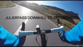 CYCLING JULIERPASS DOWNHILL TO TIEFENCASTEL | SWISSPOWERJET