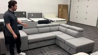 Bel Air Sleeper Sectional - Forward Furniture