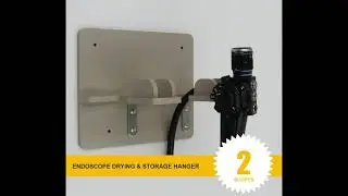 Endoscope Drying and Storage Hanger for 2 Endoscopes