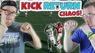 BEST ROOKIE BATTLE EVER!? HUNT vs FOURNETTE!! Madden 18 Kick Return Chaos