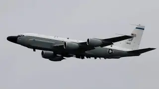 U.S Air Force - RC-135/W - Landing In London, ON - 2023
