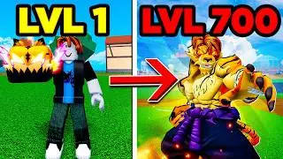 LEVEL 1 AL 700 CON LA NUEVA TIGER EN BLOX FRUITS!