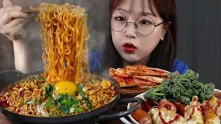 АСМР ЕДА Пряный рамэн с мягким тофу🍜 | MUKBANG | EATING SHOW