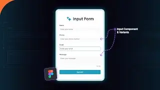 Figma Input Field Components | Design System for Beginners