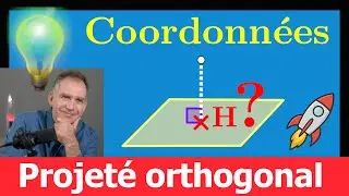 Coordonnées du Projeté Orthogonal d'un Point sur un Plan 🚀 Méthode expliquée pas à pas 💪