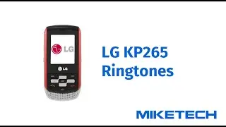 LG KP265 - Ringtones