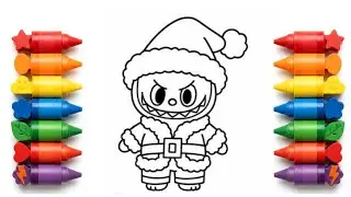 Labubu Step by Step Drawing for Kids ✏️📘