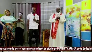 pr&eacute;-campagne sp&eacute;ciale en direct des studios de Lumen Tv Africa 70 ans de gr&acirc;ces pour le P&egrave;re S&eacute;verin