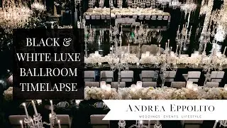 Behind the Scenes Timelapse of a Black and White Luxury Wedding at Ritz Carlton Lake Tahoe