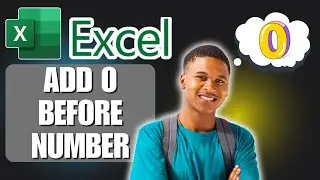 How to Add Zero Before Number in Microsoft Excel!