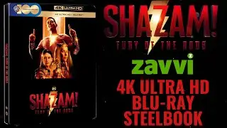Shazam! Fury of the Gods Zavvi Exclusive 4K Ultra HD Blu-ray Steelbook