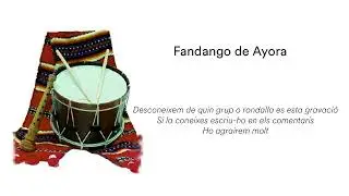 Fandango de Ayora / Gravació sense dades