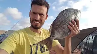 توثيق رحلة الصيد بالقصبة جنوب افني - Peche au sud ifni Maroc
