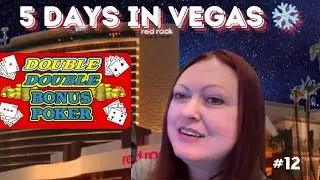 Dealing it Out! What a Session 🎉 at Red Rock Casino! #videopoker,#casino,#gambling