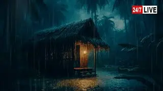 Barulho de Chuva para Dormir ⛈ Som de Chuva Relaxar e Trovão à Noite para Relaxar #76 Sleep Sounds