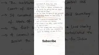 government of india acts notes in English part 1 #constitution #polity #english #notes #subscribe