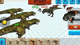 Best Dino Games - Animal Revolt and Dinosaur Battle Simulator Android Gameplay