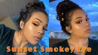 SUNSET SMOKEY EYE | James Charles Palette Tutorial