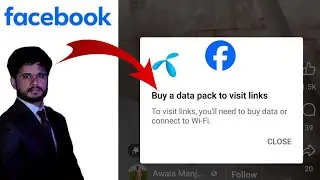 Buy A Data Pack To Visit Link Problem Facebook||buy a data pack from telenor