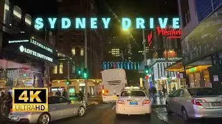 【4K Drive】Driving in City in Sydney Australia 2024