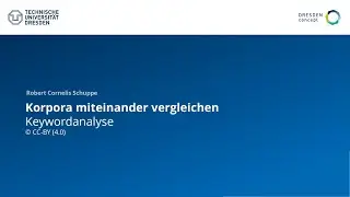 Korpora miteinander vergleichen &ndash; Keywordanalyse