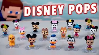 Распаковка набора фигурок Микки Мауса Funko Itty Bitty Pop от Disney
