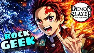 Tanjiro Kamado (Kimetsu no Yaiba) | 🌊 Hinokami Kagura 🔥  | Rock Geek