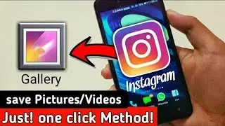How To Save Instagram Photos On Android in One Click || Save Pics From INSTAGRAM in Gallery