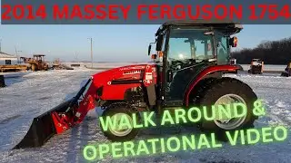 Обзор и видео эксплуатации трактора Massey Ferguson 1754 2014 года: 36 900 долларов США
