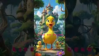&ldquo;Fairy Tale Duck Family in Magic Castle Garden 🏰✨🦆💛&rdquo; #duckdance #ducklin#dancingduck #shorts #viral