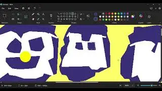 Drawing The Old Garden Pansy On Ms Paint