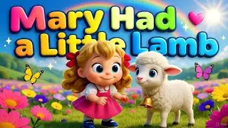  Mary and Her Little Lamb 🐑 | Beautiful 3D Kids Story Song | Nursery Rhyme | baby  song 