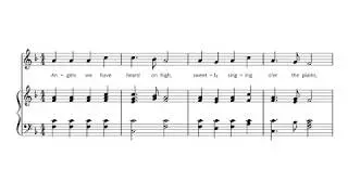 Angels We Have Heard On High - Piano Sheet Music (PDF Download)