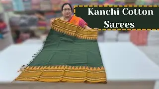 Kanchi Cotton Sarees || Wholesale Shop || GSR HANDLOOMS