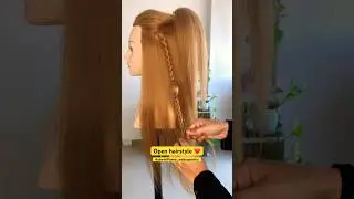 ✨ Open Hairstyle Tutorial | Easy & Stylish Open Hair Look for Party, Wedding & Festive Season 💕