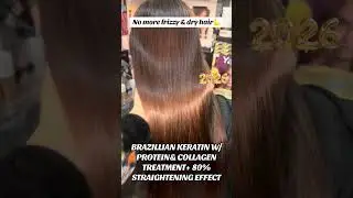 BEST SOLUTION FOR DAMAGE HAIR/ Brazillian keratin w/ protein & collagen treatment #hair  #dezpacita
